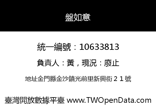 盤如意