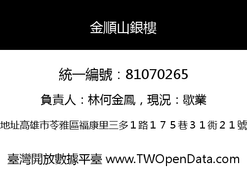 金順山銀樓