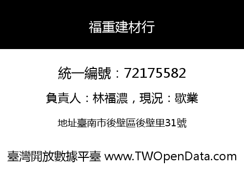 福重建材行