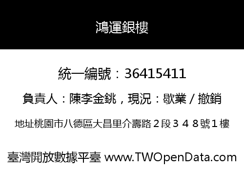 鴻運銀樓