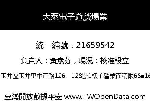 大萊電子遊戲場業
