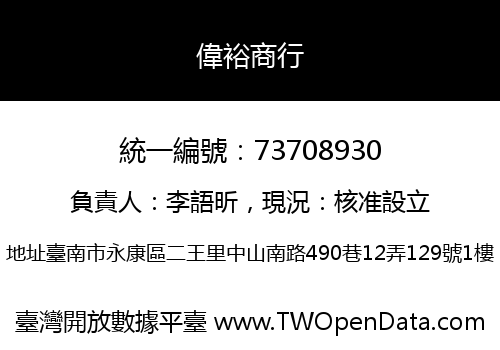 偉裕商行