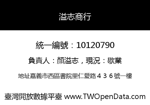 溢志商行