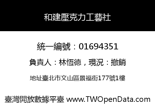和建壓克力工藝社