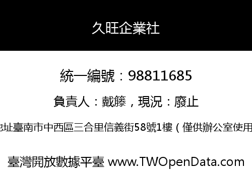 久旺企業社