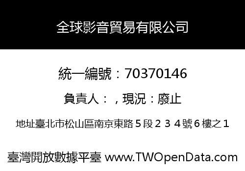 全球影音貿易有限公司