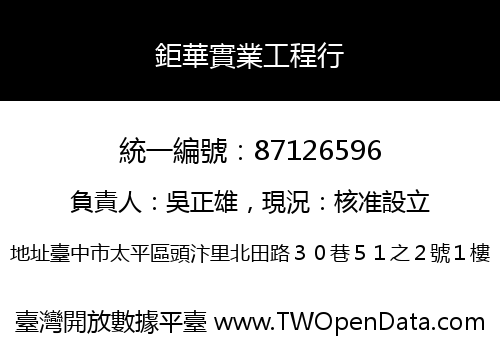鉅華實業工程行