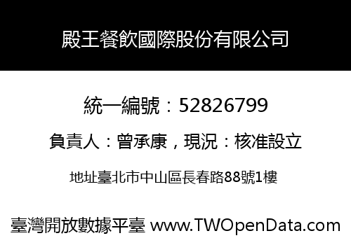 殿王餐飲國際股份有限公司