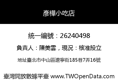 彥樺小吃店