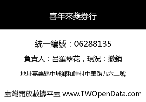 喜年來獎券行