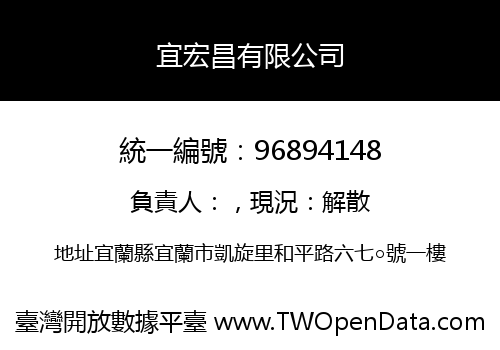 宜宏昌有限公司