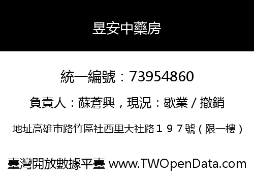 昱安中藥房