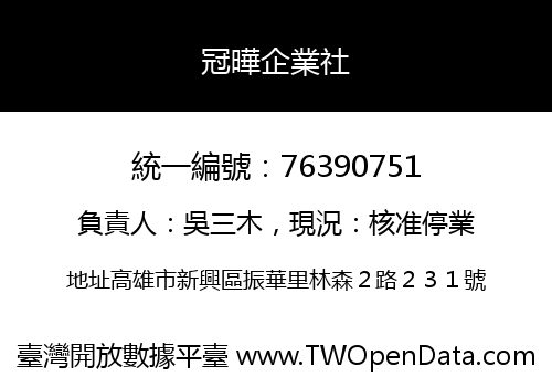 冠曄企業社