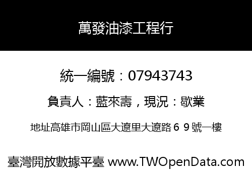 萬發油漆工程行