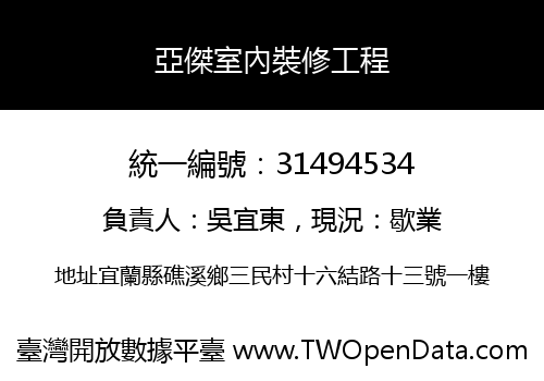亞傑室內裝修工程