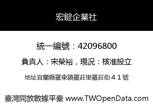 宏鍵企業社