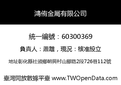 鴻侑金屬有限公司