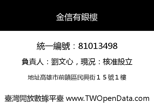 金信有銀樓