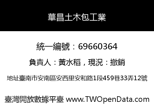 華昌土木包工業
