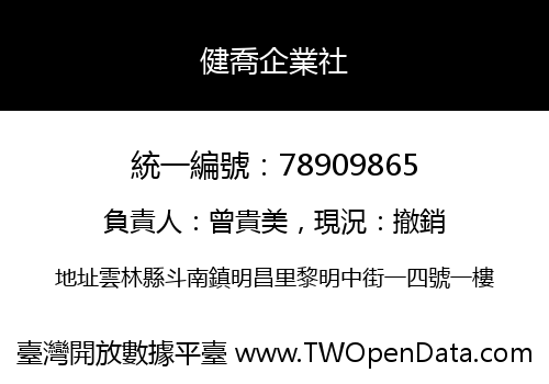 健喬企業社