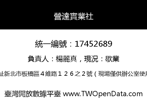 營達實業社