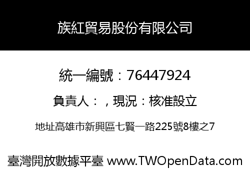 族紅貿易股份有限公司