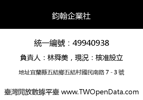 鈞翰企業社