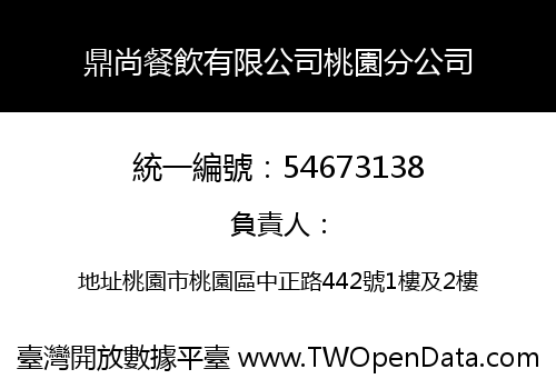 鼎尚餐飲有限公司桃園分公司