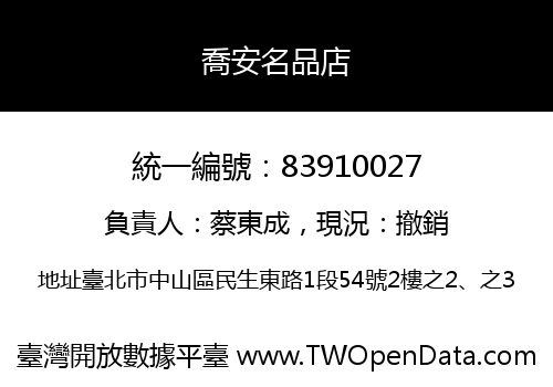 喬安名品店