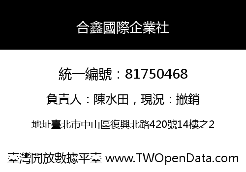 合鑫國際企業社