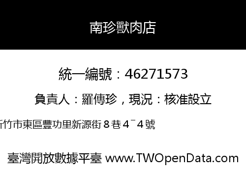 南珍獸肉店