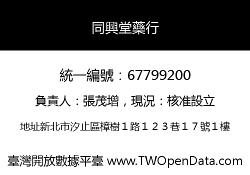 同興堂藥行
