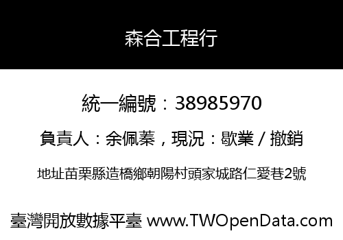 森合工程行
