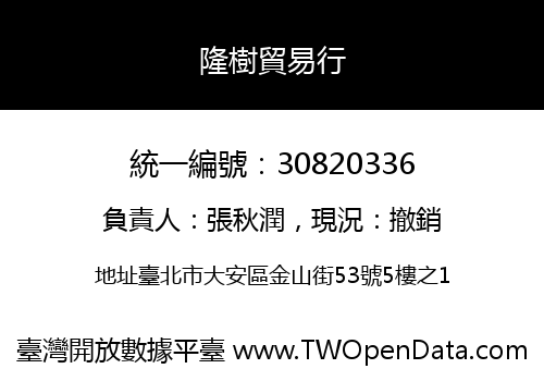 隆樹貿易行