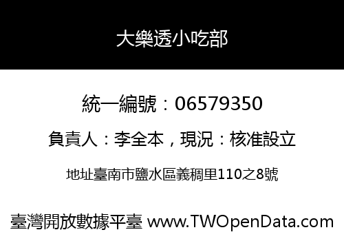 大樂透小吃部