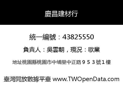 慶昌建材行