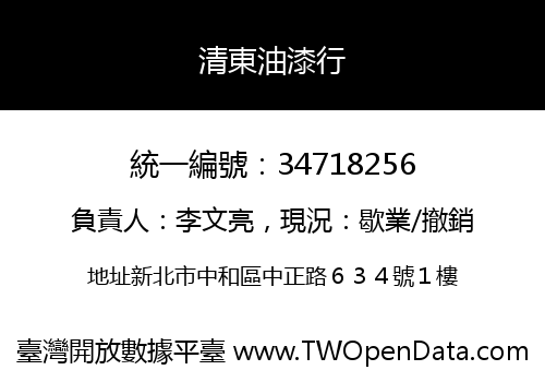 清東油漆行
