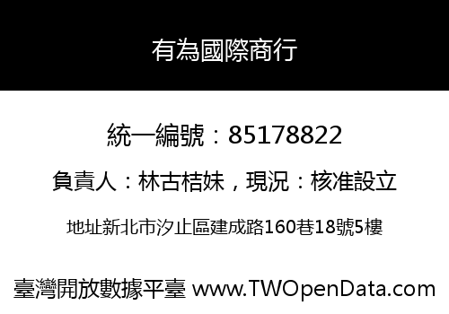 有為國際商行