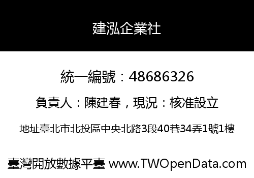 建泓企業社