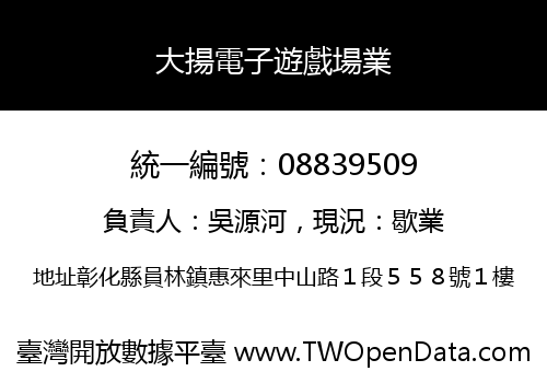 大揚電子遊戲場業