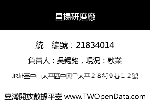 昌揚研磨廠
