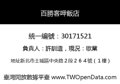 百勝客呷飯店