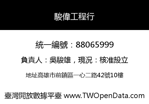 駿偉工程行