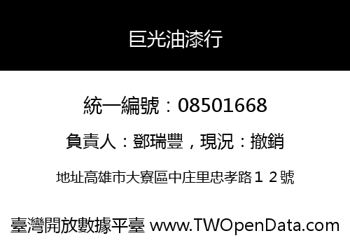 巨光油漆行
