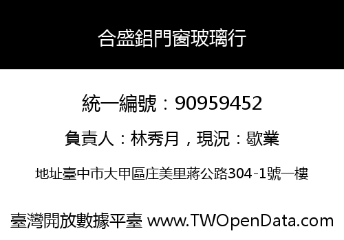 合盛鋁門窗玻璃行