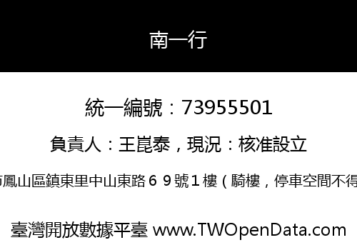 南一行
