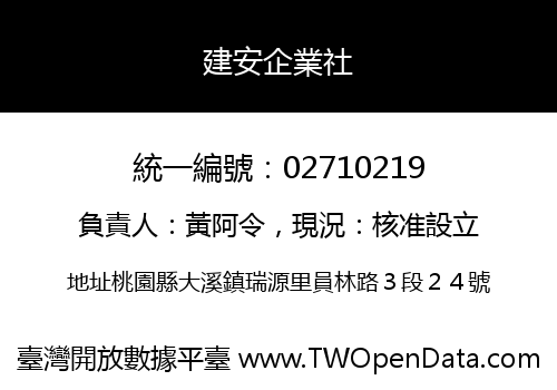 建安企業社