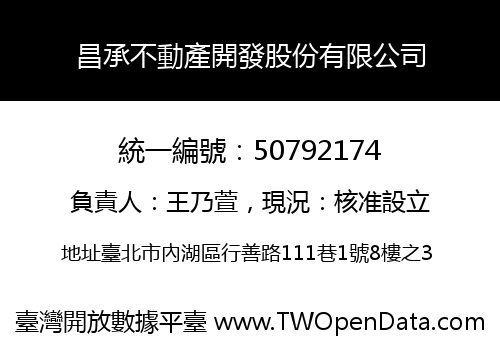 昌承不動產開發股份有限公司