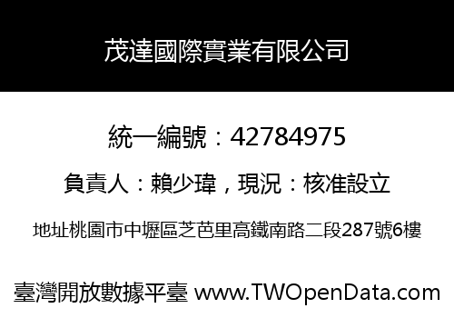 茂達國際實業有限公司
