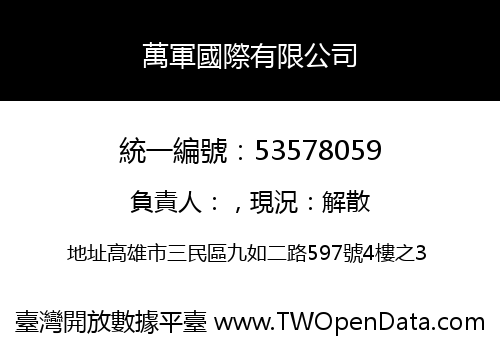 萬軍國際有限公司